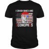 I Crash Bikes and Economies Joe Biden Falling off Bike T-Shirt Classic Men's T-shirt