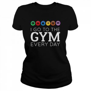 I Go To The Gym Everyday Pokemon Elements T-Shirt Classic Women's T-shirt