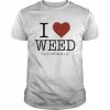 I Love Weed California  Classic Men's T-shirt