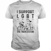 I Support LGBT Let’s Get Biden To The Train Station 2022 T-Shirt Classic Men's T-shirt