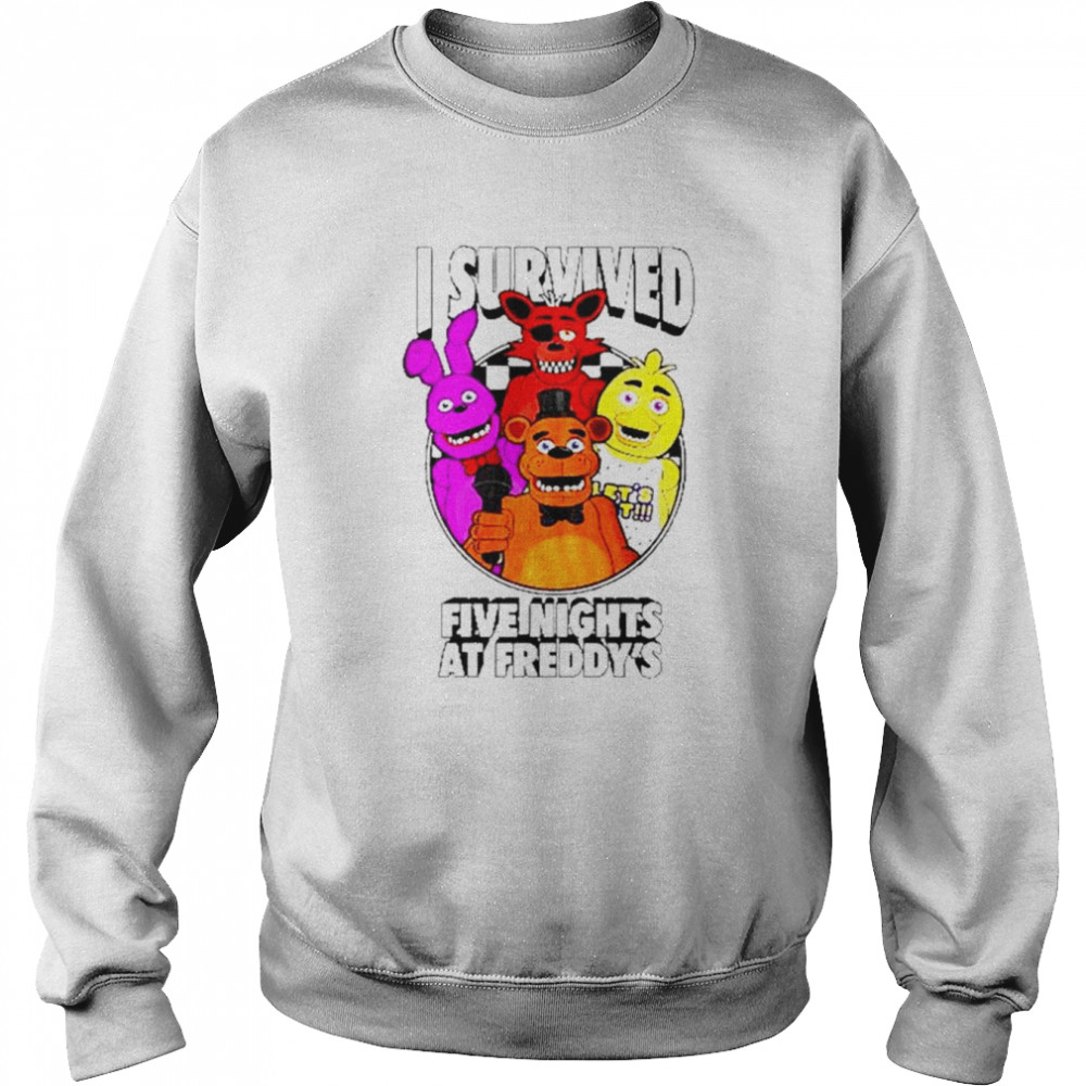 I Survived Five Night At Freddy’s T-Shirt Unisex Sweatshirt