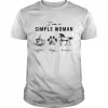 I am simple woman coffee dogs horses  Classic Men's T-shirt