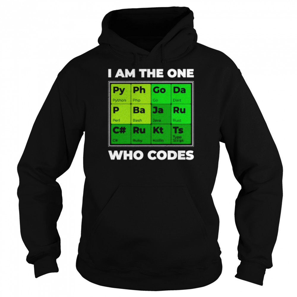 I am the one who codes  Unisex Hoodie