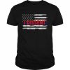 I dissent quote feminist protest us American flag I dissent  Classic Men's T-shirt