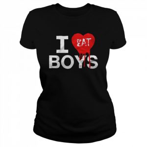 I eat boys Punxnkisses heart  Classic Women's T-shirt