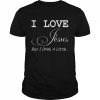 I love jesus but I drink a little  Classic Men's T-shirt