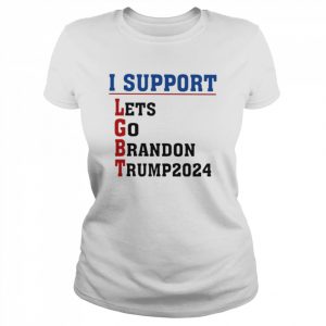 I support lets go brandon Trump 2024  Classic Women's T-shirt