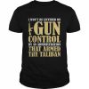 I won’t be lectured on gun control by an administration  Classic Men's T-shirt