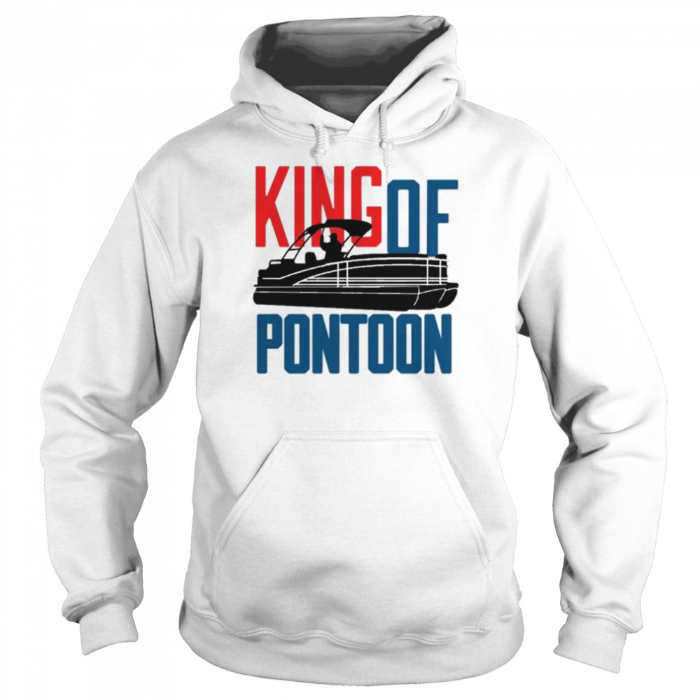 Illustration of king of the pontoon trending  Unisex Hoodie