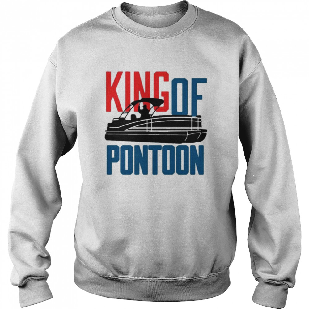 Illustration of king of the pontoon trending  Unisex Sweatshirt