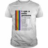 I’m A Safe Person Gay Pride LGBT History Month Shirt Classic Men's T-shirt