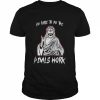 I’m Here To Do The Devils Work I Satanic Jesus T-Shirt Classic Men's T-shirt