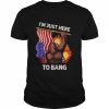 I’m just here to bang 4th of july patriotic bigfoot  Classic Men's T-shirt