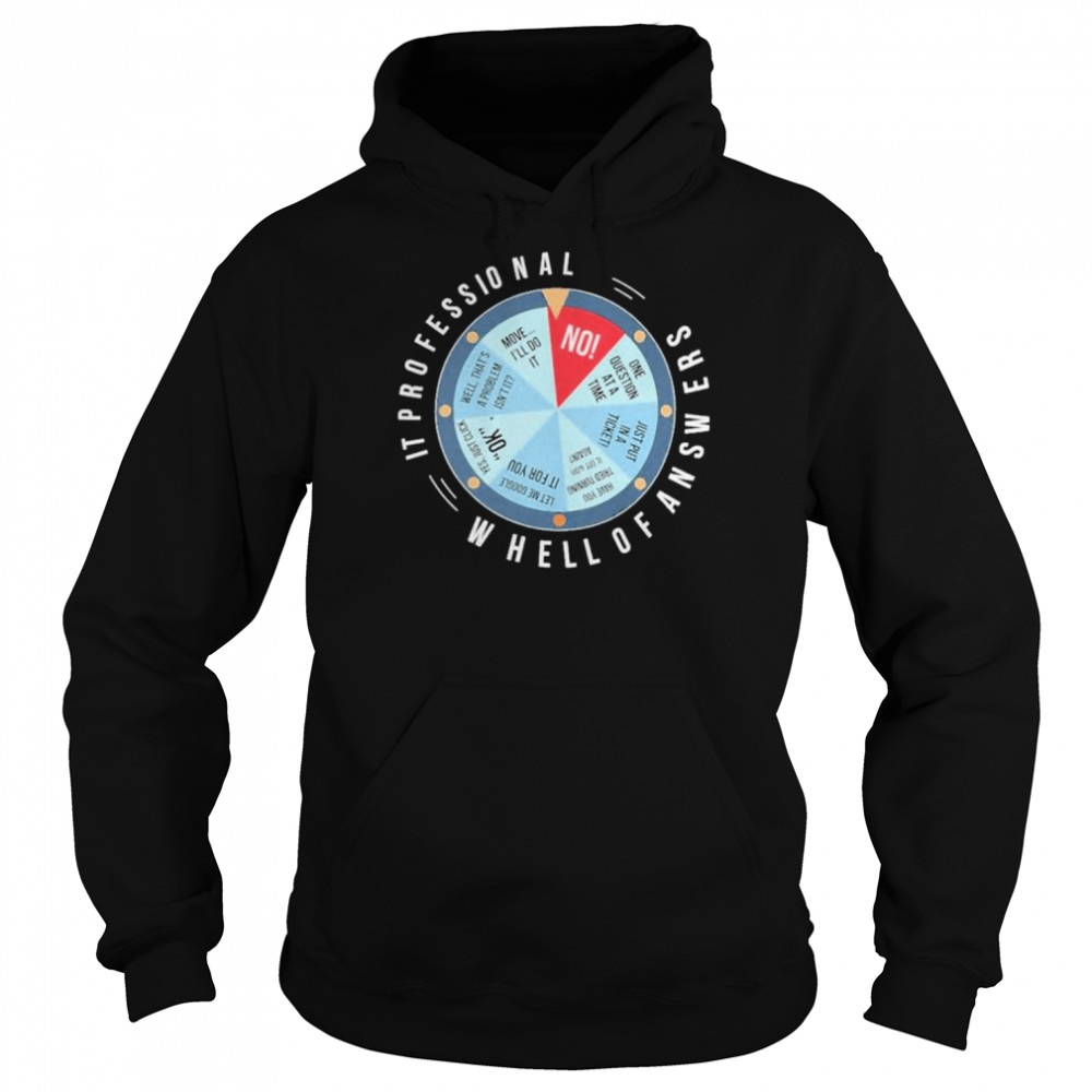 It Professional Whello Fans Wers T-Shirt Unisex Hoodie