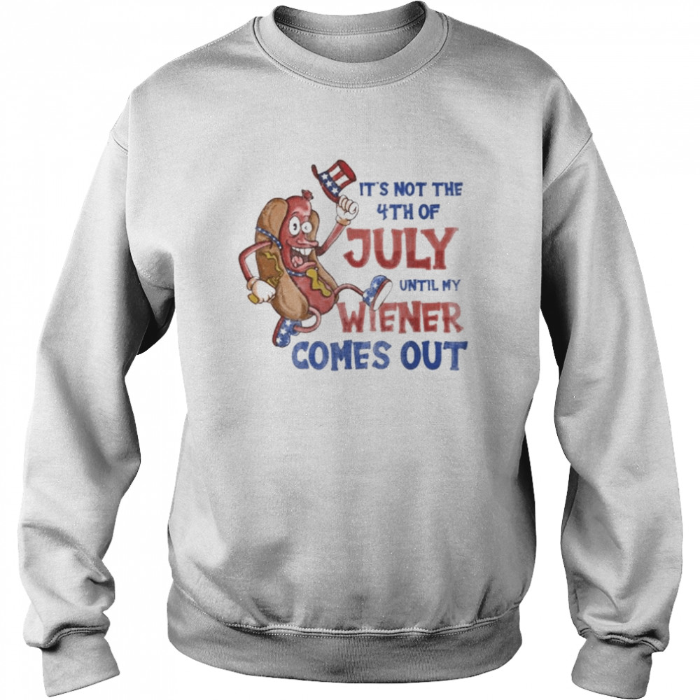 Its Not A Party Until My Wiener Comes Out 4th Of July Wiener Shirt Unisex Sweatshirt