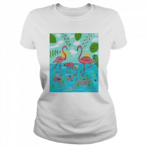 James cage white flamingo  Classic Women's T-shirt