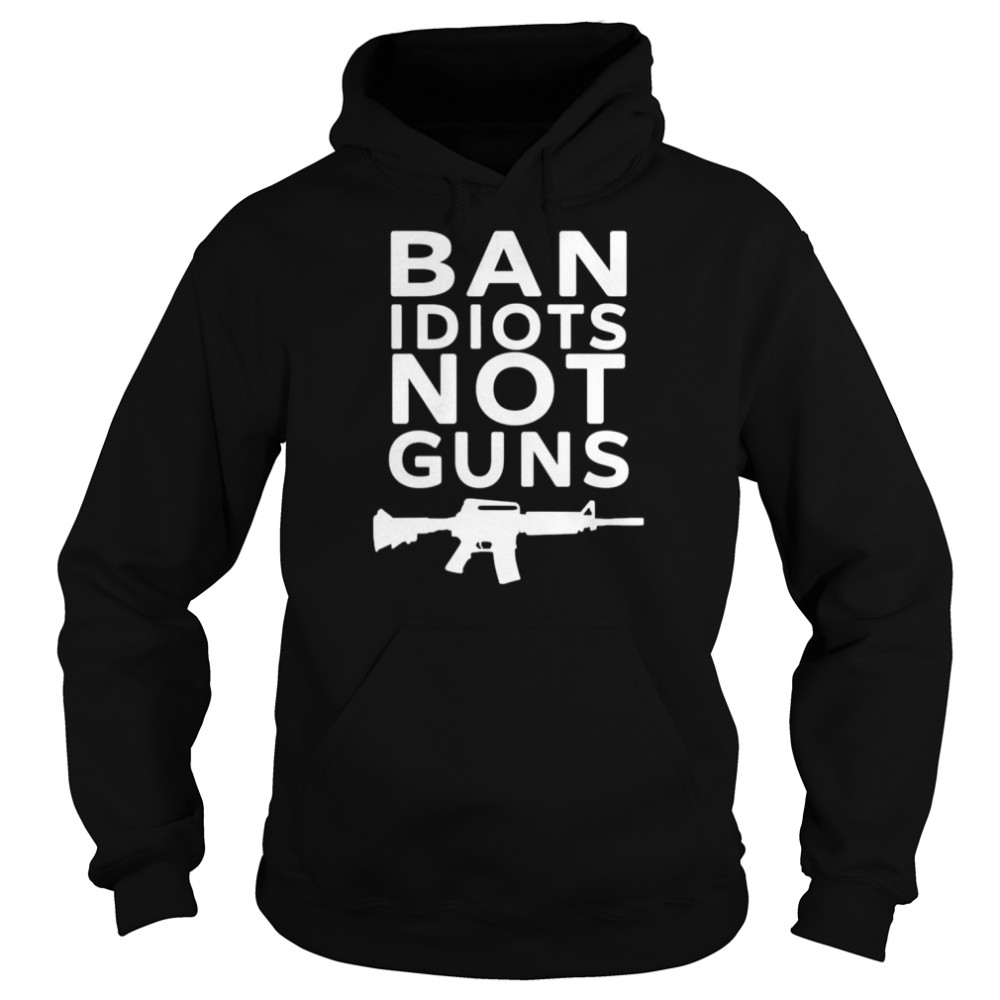 Jarrod fisher ban idiots not guns  Unisex Hoodie