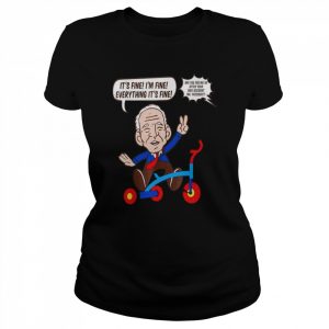 Joe Biden Bike Bicycle Accident President Falling T-Shirt Classic Women's T-shirt