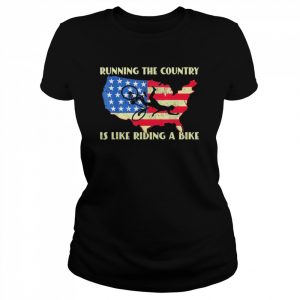 Joe Biden Bike Bicycle Running The Country is like Riding A Bike T-Shirt Classic Women's T-shirt