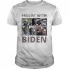 Joe Biden Falls Off Bike Fallin’ With Biden 2022 Shirt Classic Men's T-shirt