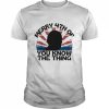 Joe Biden Merry 4th Of You Know The Thing Silhouette Shirt Classic Men's T-shirt