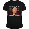 Joe Biden confused merry happy 4th of you know the thing  Classic Men's T-shirt