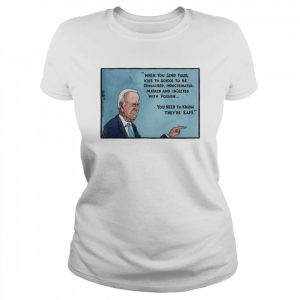 Joe Biden when you send your kids to school to be sexualised indoctrinated masked and injected with poison  Classic Women's T-shirt