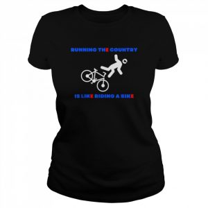 Joe biden bike bicycle accident president  Classic Women's T-shirt