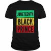 Juneteenth Black Prince Freedom Day Pan-African Flag Colors Shirt Classic Men's T-shirt