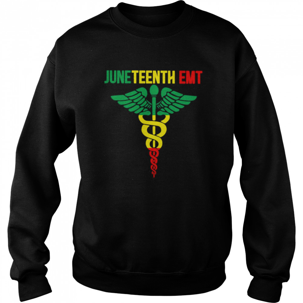 Juneteenth EMT Shirt Unisex Sweatshirt