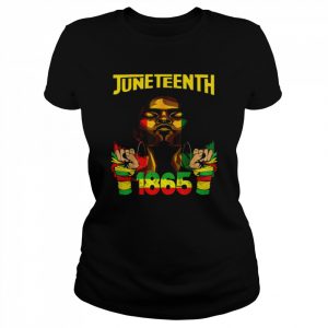 Juneteenth Is My Independence Day Hand Free ish Since 1865 Shirt Classic Women's T-shirt