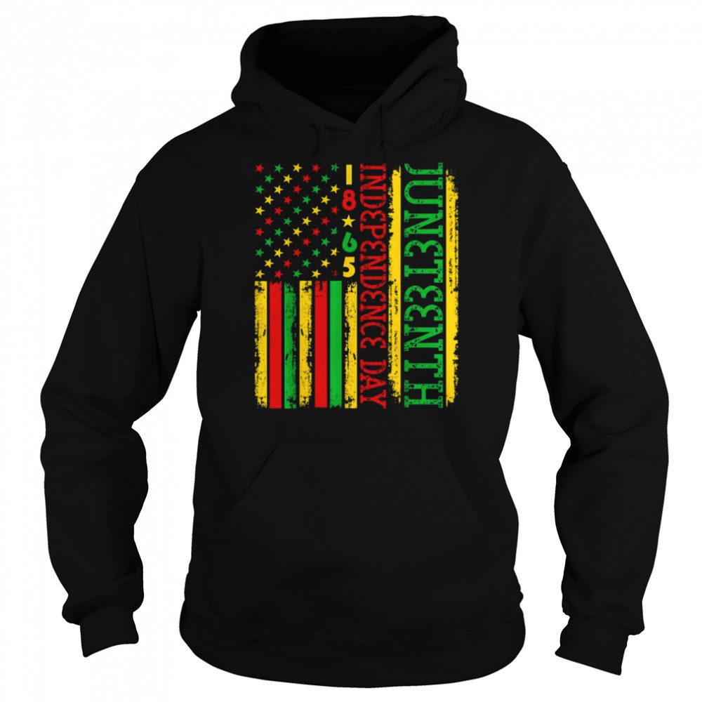 Juneteenth Is My Independence Day Since 1865 Shirt Unisex Hoodie