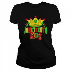 Juneteenth king men boy afro african American june 19  Classic Women's T-shirt