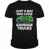 Just A Boy Who Loves Garbage Trucks Shirt Classic Men's T-shirt