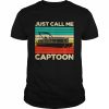 Just Call Me Cartoon Retro Vintage Shirt Classic Men's T-shirt