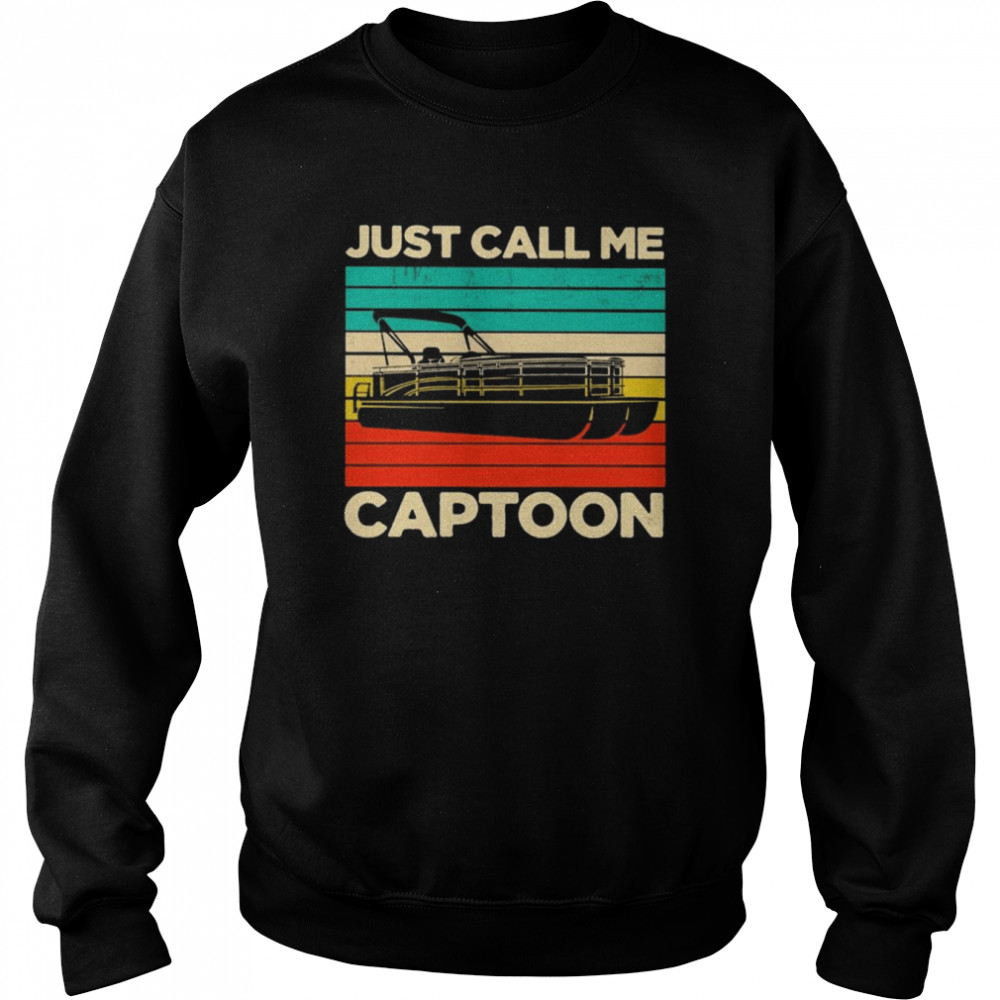 Just Call Me Cartoon Retro Vintage Shirt Unisex Sweatshirt