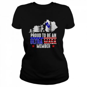 Kentucky America Bigfoot Proud To Be An Ultra Maga Member Shirt Classic Women's T-shirt