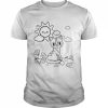 Kids Cat Coloring Book Shirt For Kids Kitten Painting Shirt Classic Men's T-shirt