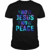 Know Jesus know Peace  Classic Men's T-shirt