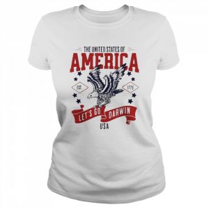 LET’S GO DARWIN Vintage Natural Selection USA America Shirt Classic Women's T-shirt