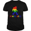 LGBT Bigfoot No More Hiding Shirt Classic Men's T-shirt