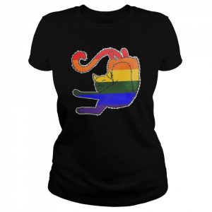 LGBT Cat pride happy pride month  Classic Women's T-shirt