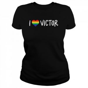 LGBT I Love Victor Shirt Classic Women's T-shirt