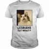 Lesbian Eat What Funny Cat Shirt Classic Men's T-shirt