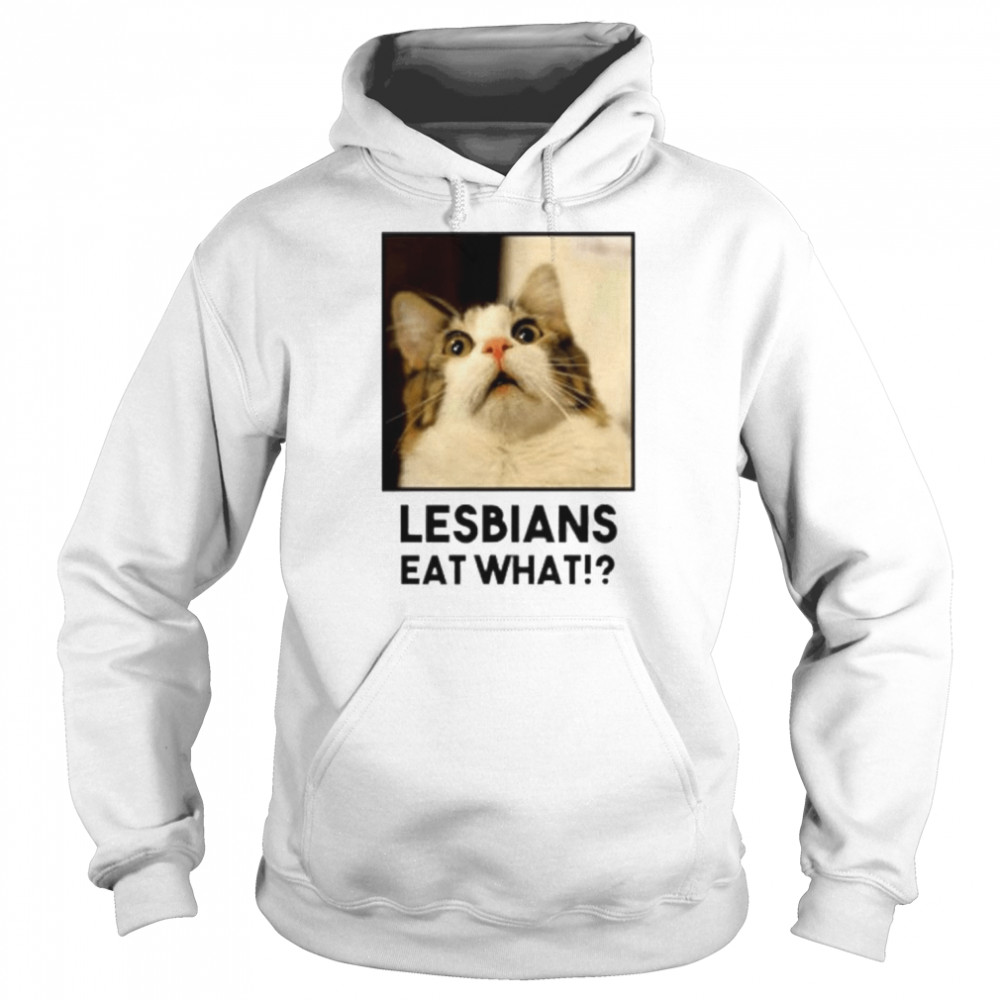 Lesbian Eat What Funny Cat Shirt Unisex Hoodie