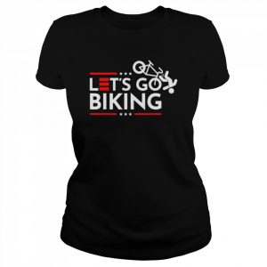 Let’s Go Biking Biden Falling Off Bicycle Biden  Classic Women's T-shirt