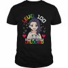 Level 100 Days Of School Unlocked Gaming Girls 100th  Classic Men's T-shirt