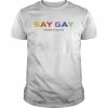 Lgbt the trevor project say gay meidastouch  Classic Men's T-shirt