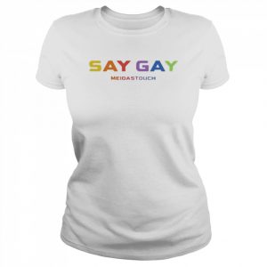 Lgbt the trevor project say gay meidastouch  Classic Women's T-shirt