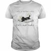 Life Is Better With Cats And Books Shirt Classic Men's T-shirt